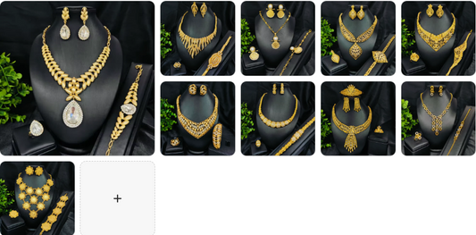 Fashion Necklace, Earrings, Ring & Bracelet  SET - 10 sets for £79/-