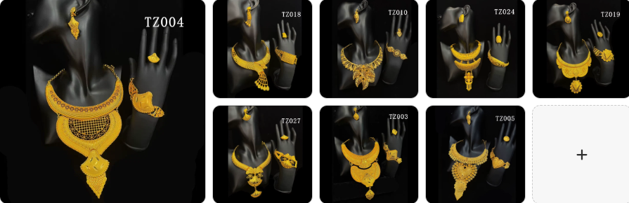 Fashion Necklace, Earrings, Ring & Bracelet  SET - 8 sets for £69/-
