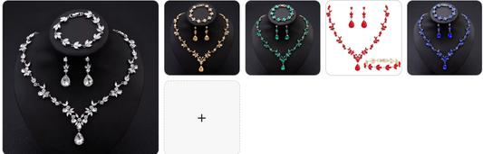 Fashion Necklace, Earrings & Bracelet  SET- 5 sets for £49/-