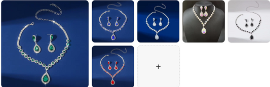 Fashion Necklace & Earrings SET - 6 sets for £49/-