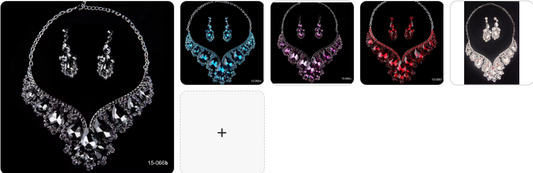 Fashion Necklace & Earrings SET - 5 sets for £49/-