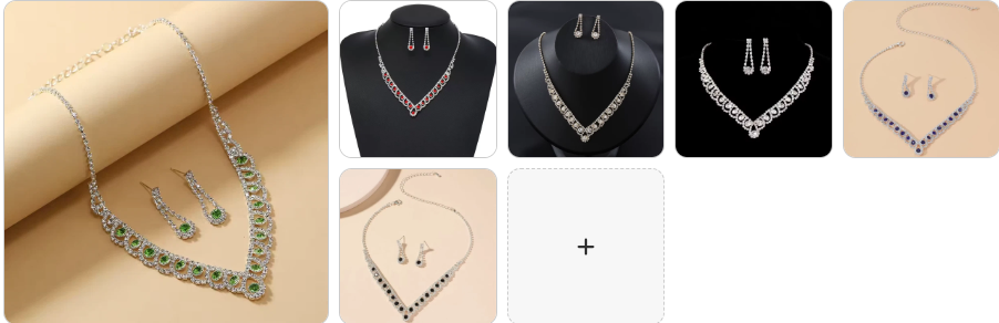 Fashion Necklace & Earrings SET - 6 sets for £49/-