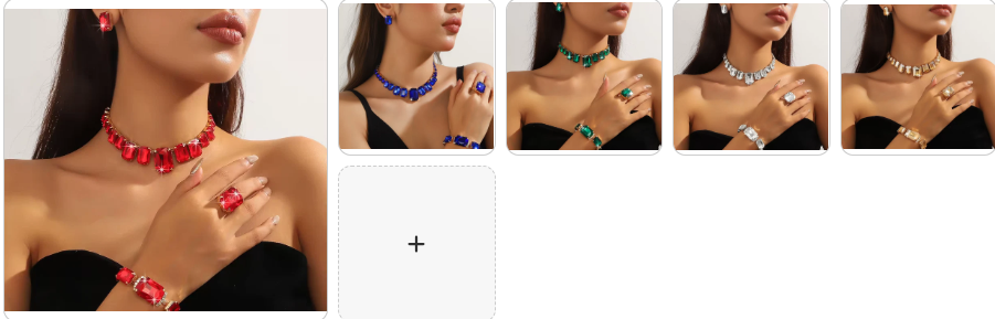 Fashion Necklace, Earrings, Ring & Bracelet  SET - 5 sets for £49/-