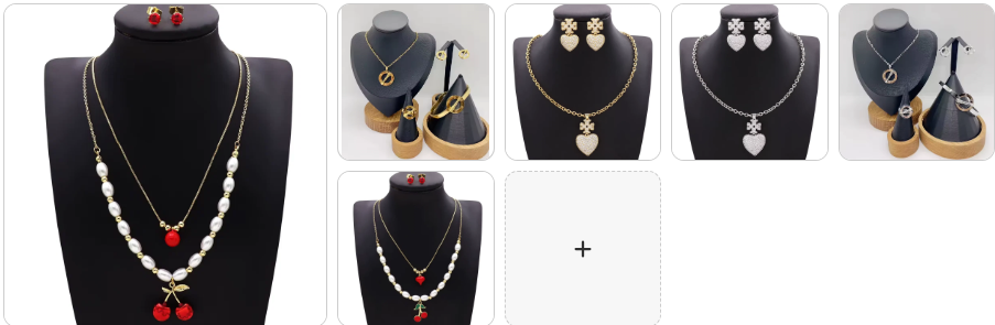 Fashion Necklace, Earrings, Ring & Bracelet  SET - 6 sets for £49/-