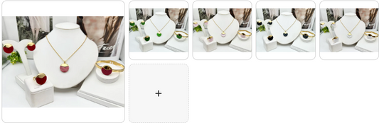 Fashion Necklace, Earrings, Ring & Bracelet  SET - 5 sets for £49/-