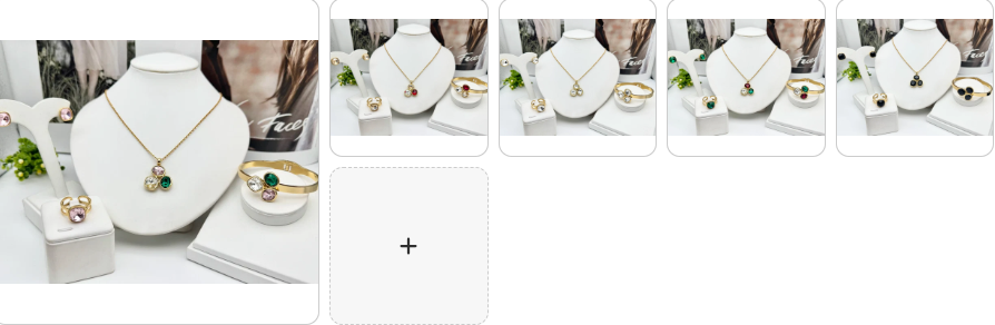 Fashion Necklace, Earrings, Ring & Bracelet  SET - 5 sets for £49/-