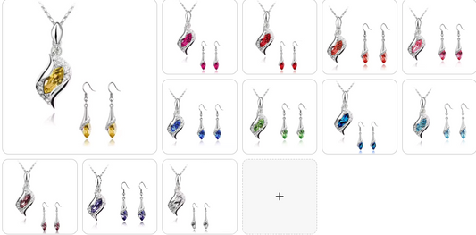 Fashion Necklace and Earrings SET - 12 Complete Sets for £49/-