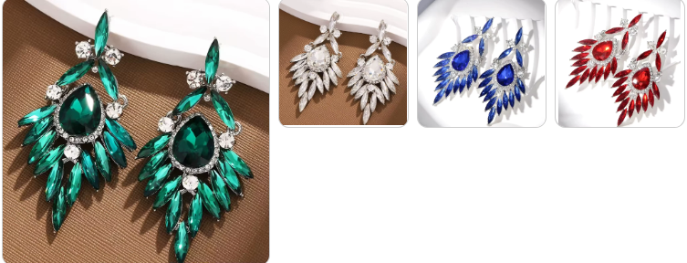 Fashion Earrings SET -  4 sets for £19/-