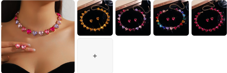 Fashion Necklace & Earrings SET — 4 Complete Sets for £49