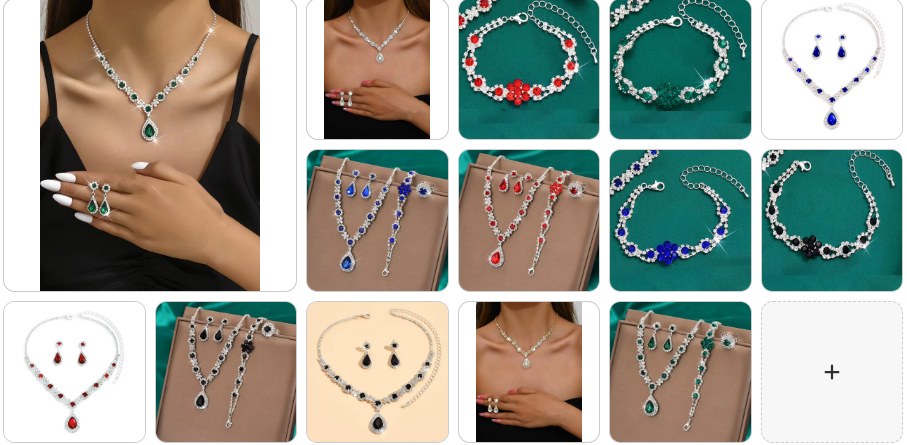Fashion Necklace, Earrings, Bracelet and Ring SET - 4 Complete Sets for £69/-