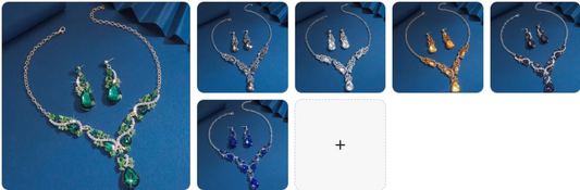 Fashion Necklace & Earrings SET — 6 Complete Sets for £29