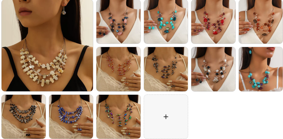 Bollywood Glitter Pink and Silver Jewellery SET - 12 Complete Sets for 49