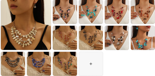 Bollywood Glitter Pink and Silver Jewellery SET - 12 Complete Sets for 49