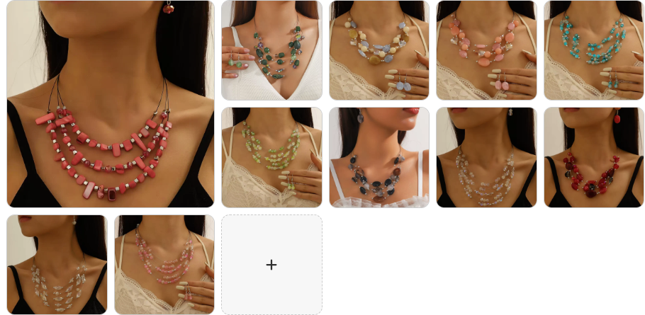 Bollywood Pink and Silver Two-Tone Jewellery SET - 11 Complete Sets for £49
