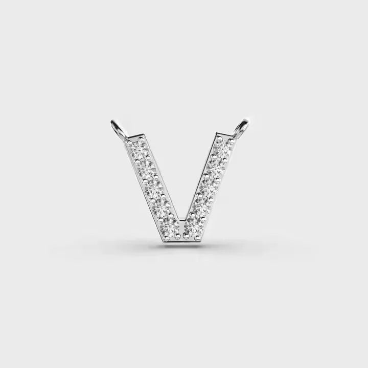 BiG-BOSS Victorious V Cushion Cut Moissanite Pendant Unisex Silver Plated Luxury Hip Hop Letter Necklace Party Birthday Gift Gift Jewelry