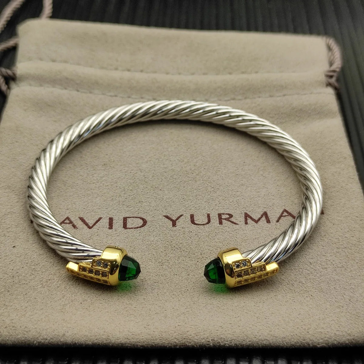 FASHIONISTA DY High-Quality Gold-Plated Diamond-Set Bangle, Unisex Silver-Plated Diamond-Set Bangle, Jewelry