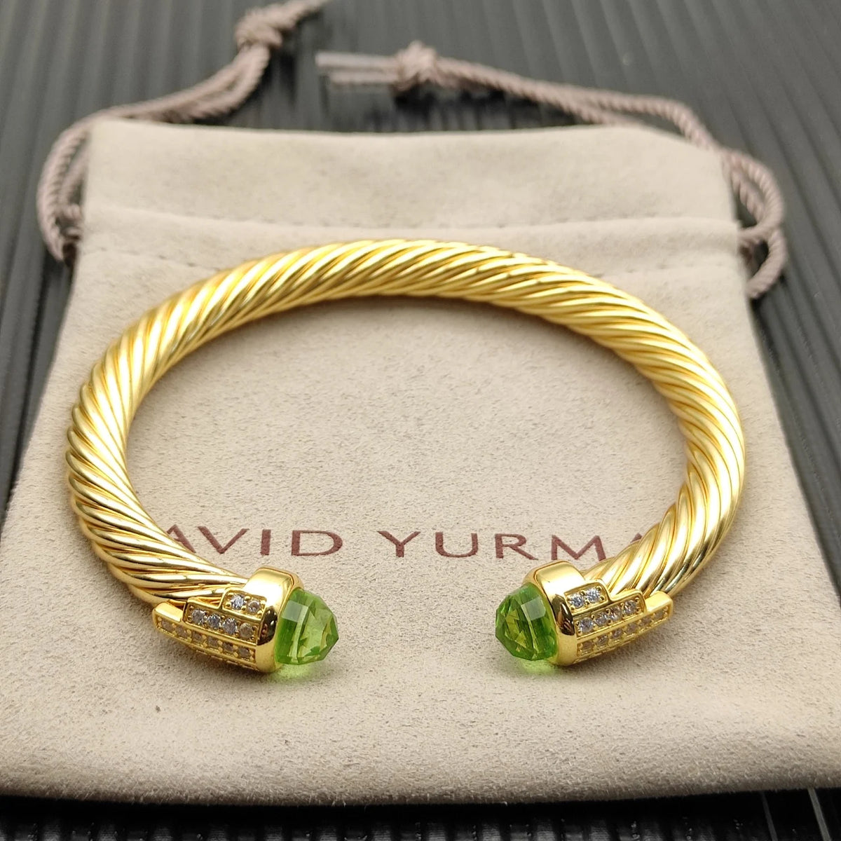 FASHIONISTA DY High-Quality Gold-Plated Diamond-Set Bangle, Unisex Silver-Plated Diamond-Set Bangle, Jewelry