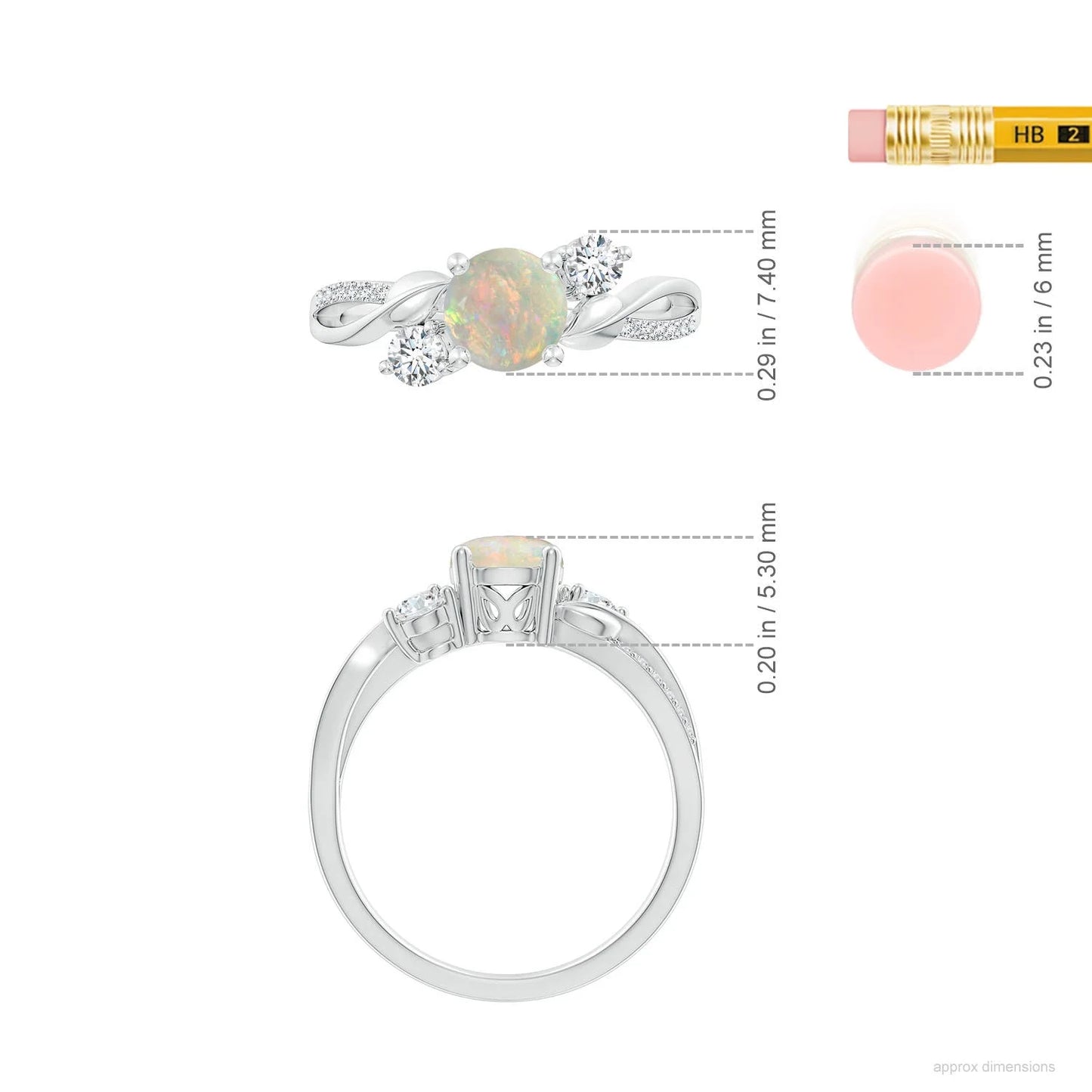Custom Handmade Classic 18K Gold Ethiopian Opal Gemstone Engagement Ring Designer Fine Jewelry for Women Pave Accent Diamond Rin