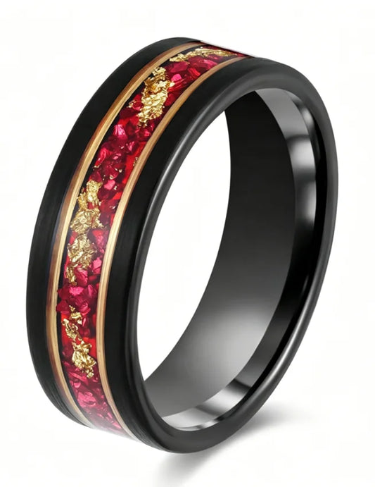 NEWLiFE REBEL Dawn Trace Tungsten Ring