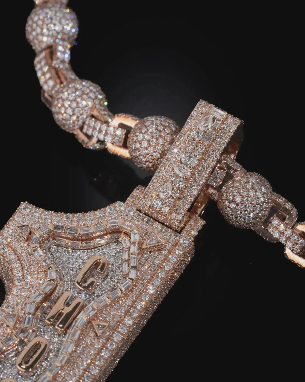 BiG-BOSS Buy Krishnavii Iced Out Moissanite Letter Pendant_ Custom Men's Luxury Hip Hop Jewelry Online in India