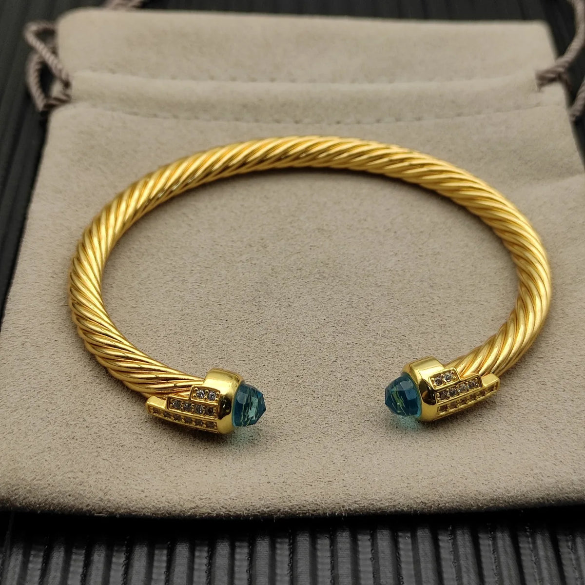 FASHIONISTA DY High-Quality Gold-Plated Diamond-Set Bangle, Unisex Silver-Plated Diamond-Set Bangle, Jewelry