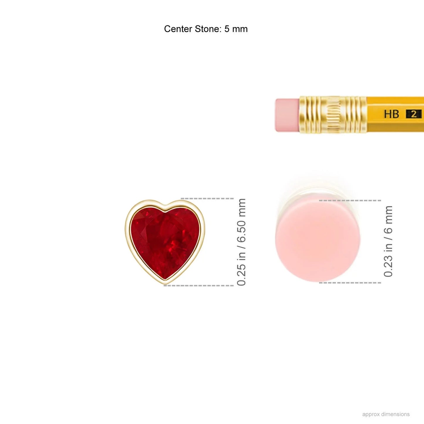 2.32G 14K  Gold Bezel-Set Solitaire Heart Cut Ruby Pendant IGI Certified Natural Precious Gemstone Link Chain Pendant Necklace