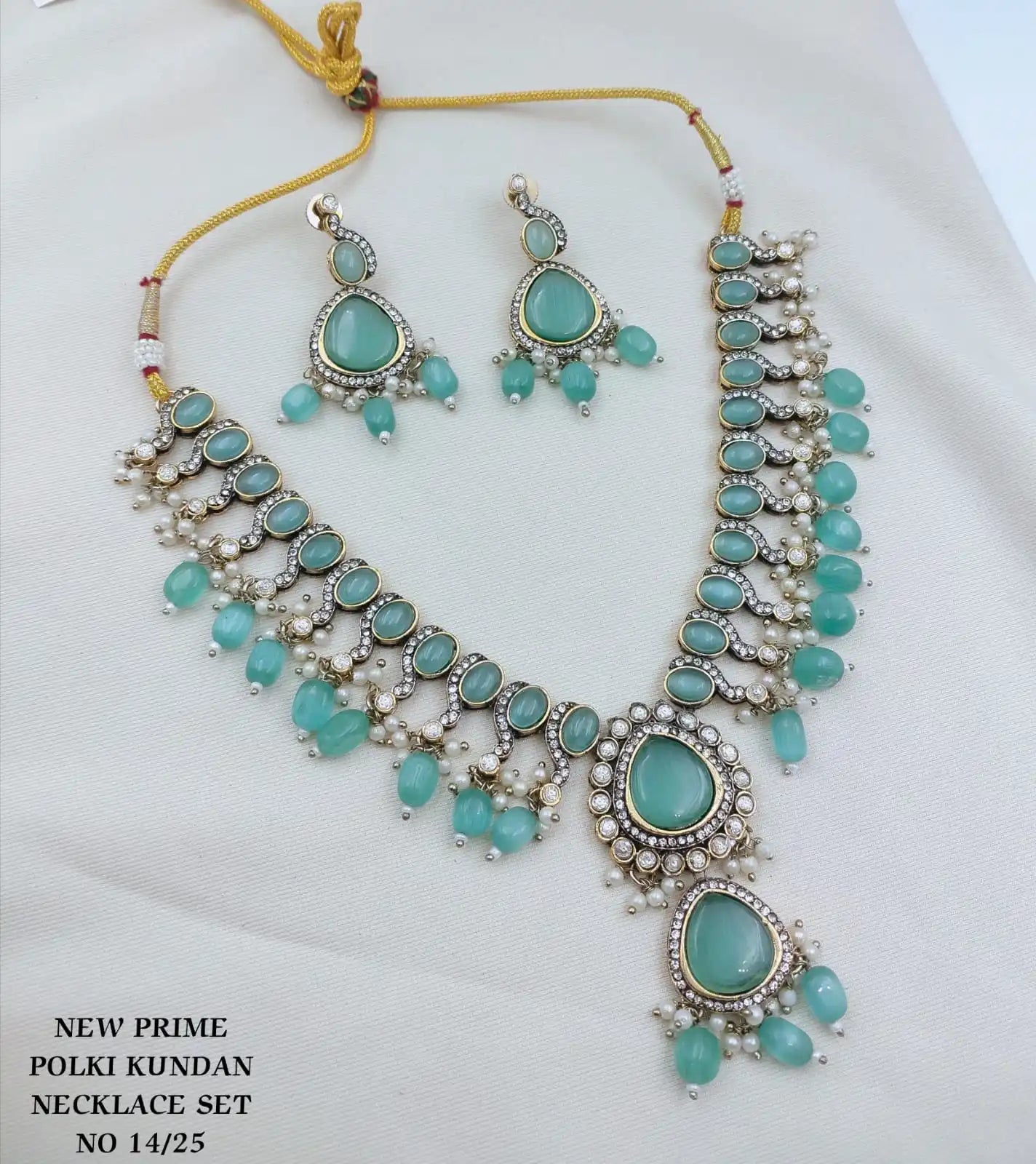 Luxury Emerald Ruby Polki Kundan Choker Necklace Set with Matching Earrings Traditional Bridal Wedding Jewellery Set For Women