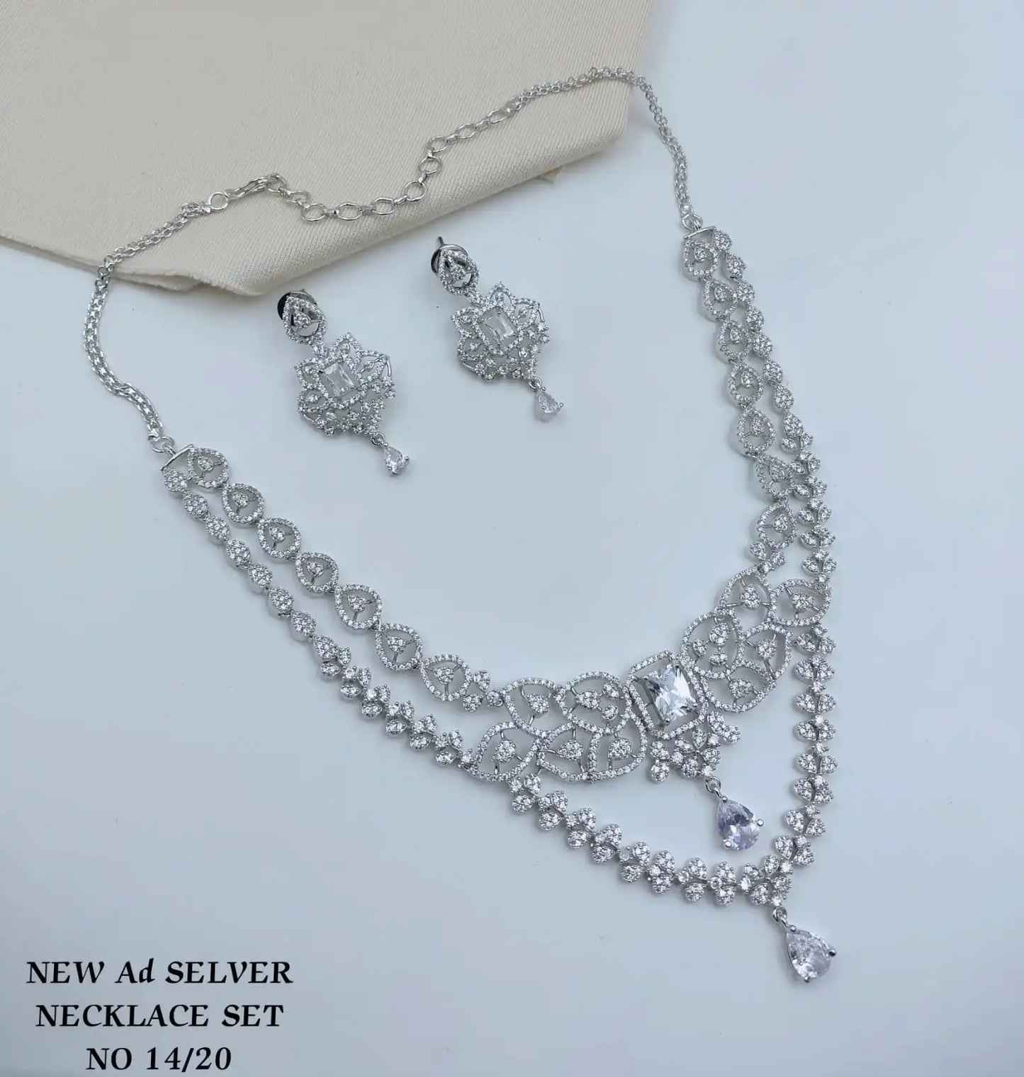 Trending Mint Green CZ Necklace Set Luxury Wedding Jewelry Cubic Zirconia Choker Set Bridal Fine Accessories For Women Fashion