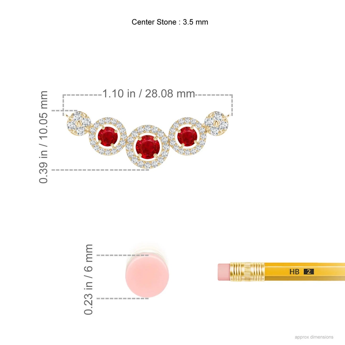 14k Pure Gold IGI Certified Round Cut Natural Red Ruby & Diamond Halo Link Chain Necklace Top Quality Luxury Party Wear Pendant