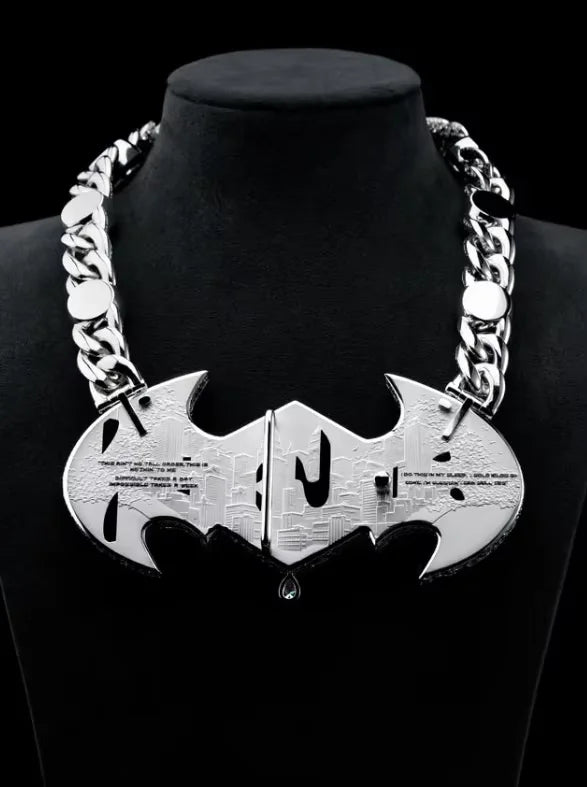 BiG-BOSS Luxury Iced Out BlackSilver Custom Pendant Necklace with Moissanite Stones for Men Hip Hop Fashion Jewellery Style Design Bolder
