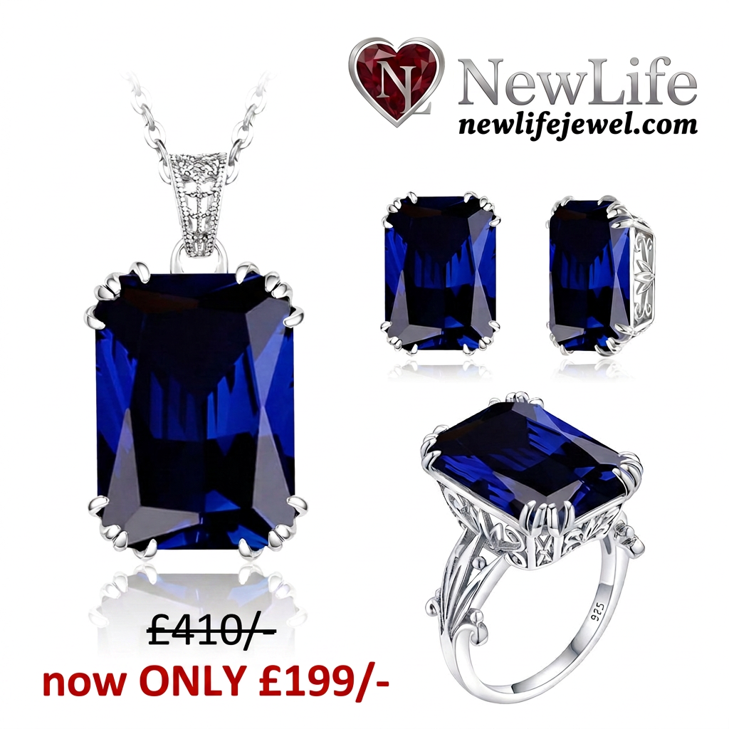 NewLife jewellery offer with £410/- crossed out and now ONLY £199/-