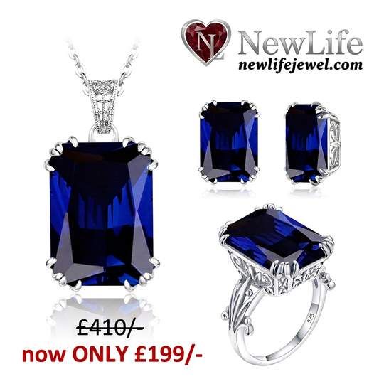 NewLife jewellery offer with £410/- crossed out and now ONLY £199/-